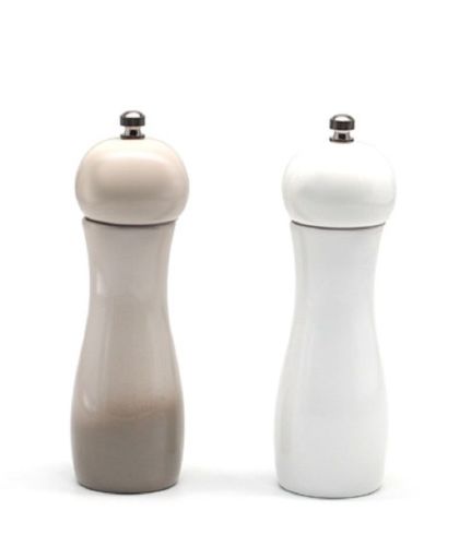 Seasoning Shakers, Salt and Pepper Grinder, Fine or Course Mill, Kitchen Spice Organizers - Set of 2