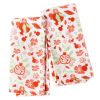 100% Cotton Kitchen Towels 2 Pack 18 x 28 inches Pomegranate Printed Dish Towels Hand Towels Boho Tea Towels Multifunctional Stylish Absorbent Quick D
