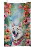White German Shepherd Luau Kitchen Towel Dish Cloths Guest Hand Towel Decorative Bathroom Towel for Face,Tea, Dishcloth, Kitchen and Bath