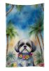Shih Tzu Luau Kitchen Towel Dish Cloths Guest Hand Towel Decorative Bathroom Towel for Face,Tea, Dishcloth, Kitchen and Bath