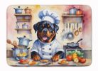 Rottweiler The Chef Memory Foam Kitchen Mat Machine Washable Anti-Fatigue Mat Cushion Comfort Bath Mat or Kitchen Rug