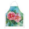 Alabama Camellia in Watercolor Apron Cooking Kitchen Server Baking Crafts Gardening for Adult Women Men, Unisex, Large, Multicolor