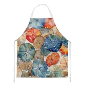 Sand Dollars Apron Cooking Kitchen Server Baking Crafts Gardening for Adult Women Men, Unisex, Large, Multicolor