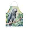 African Grey Parrot Apron Cooking Kitchen Server Baking Crafts Gardening for Adult Women Men, Unisex, Large, Multicolor