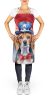 Beagle Patriotic American Apron Cooking Kitchen Server Baking Crafts Gardening for Adult Women Men, Unisex, Large, Multicolor