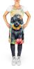 Black Poodle Luau Apron Cooking Kitchen Server Baking Crafts Gardening for Adult Women Men, Unisex, Large, Multicolor