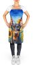 Doberman Pinscher in Sunflowers Apron Cooking Kitchen Server Baking Crafts Gardening for Adult Women Men, Unisex, Large, Multicolor