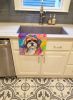 Shih Tzu Hippie Dawg Kitchen Towel Dish Cloths Guest Hand Towel Decorative Bathroom Towel for Face,Tea, Dishcloth, Kitchen and Bath