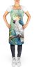 Cockatoo Apron Cooking Kitchen Server Baking Crafts Gardening for Adult Women Men, Unisex, Large, Multicolor