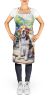 Beagle Spring Garden Apron Cooking Kitchen Server Baking Crafts Gardening for Adult Women Men, Unisex, Large, Multicolor