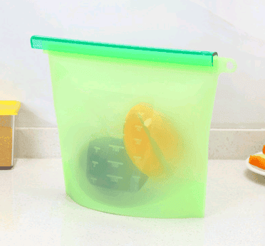 Silicone fresh-keeping bag vacuum sealed bag food  storage bag refrigerator food fruit storage bag